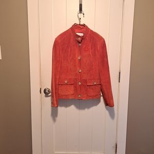 Vintage Women's Marshall Fields Leather/Suede Jacket Sz 12